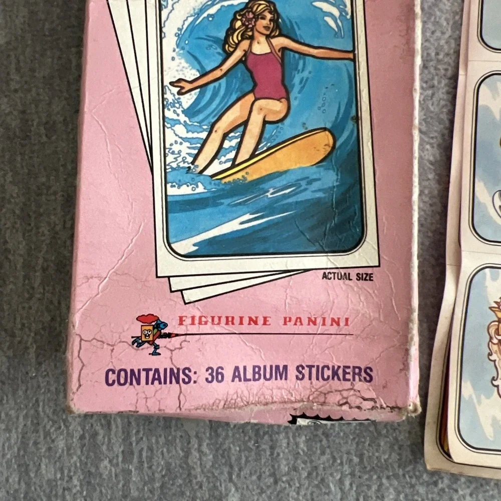Barbie Stickers Set Of 11 Topps Panini Vintage 1983 Ephemera Ken Fashion Western